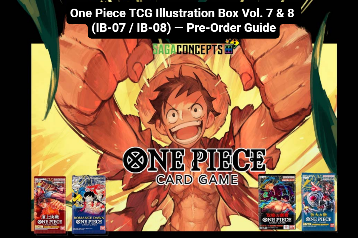 One Piece TCG Illustration Box Vol. 7 & 8 (IB-07 / IB-08) — Pre