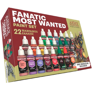 The Army Painter Warpaints Fanatic Most Wanted Paint Set TAP-WP8071