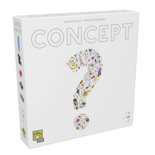 Asmodee Concept Party Game Award-Winning Board Game Adults and Kids Ages 10+ for 4-12 Players Average Playtime 40 Minutes ASM-CONC01