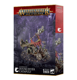 Games Workshop Warhammer Age Of Sigmar Gloomspite Gitz Doom Diver Catapult Plastic Box 89-90