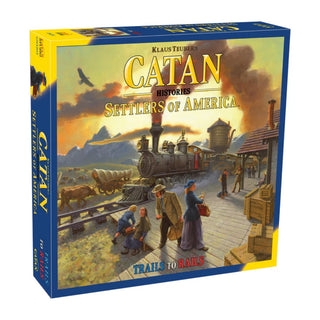 Catan Settlers of America Board Game Base Game for Adults and Family for Ages 12+ for 3 to 4 Players Average Playtime 120 Minutes CN3203