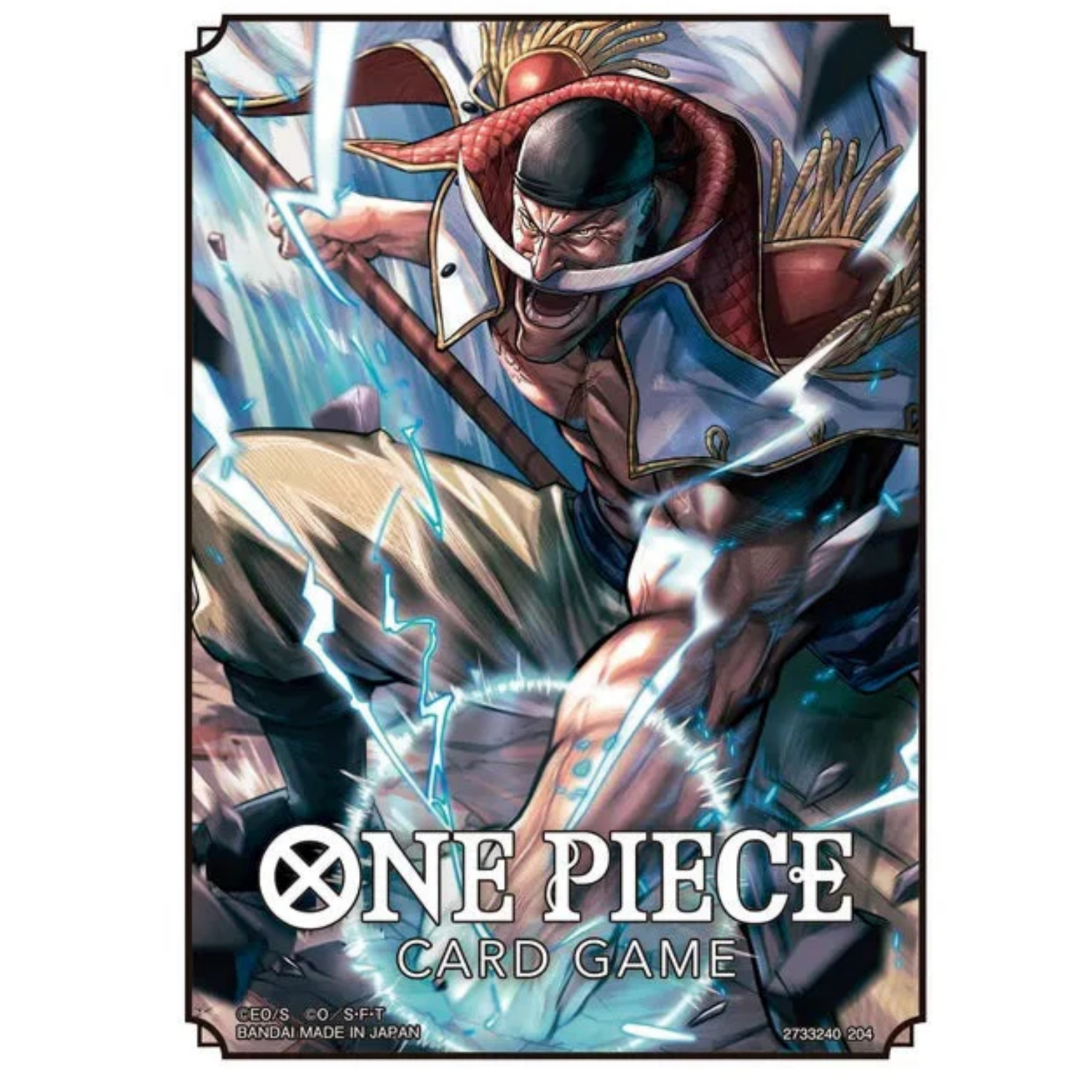 One Piece TCG Official Sleeves Set 7 Edward.Newgate Single Pack BAN9045291-EdwardNewgate