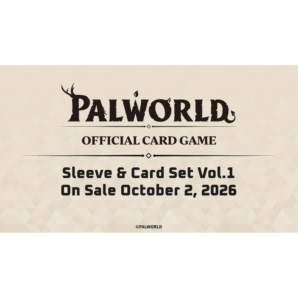 Palworld Official Card Game Sleeve And Card Set Volume 1 – Saga
