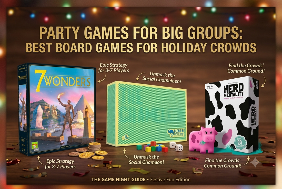 Party Games for Big Groups: Best Board Games for Holiday Crowds