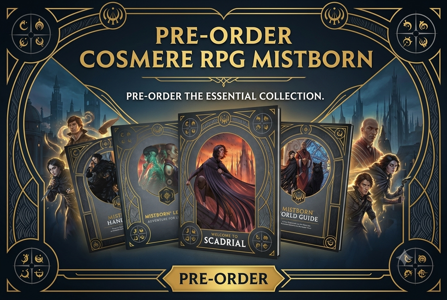 Pre-Order Cosmere RPG Mistborn