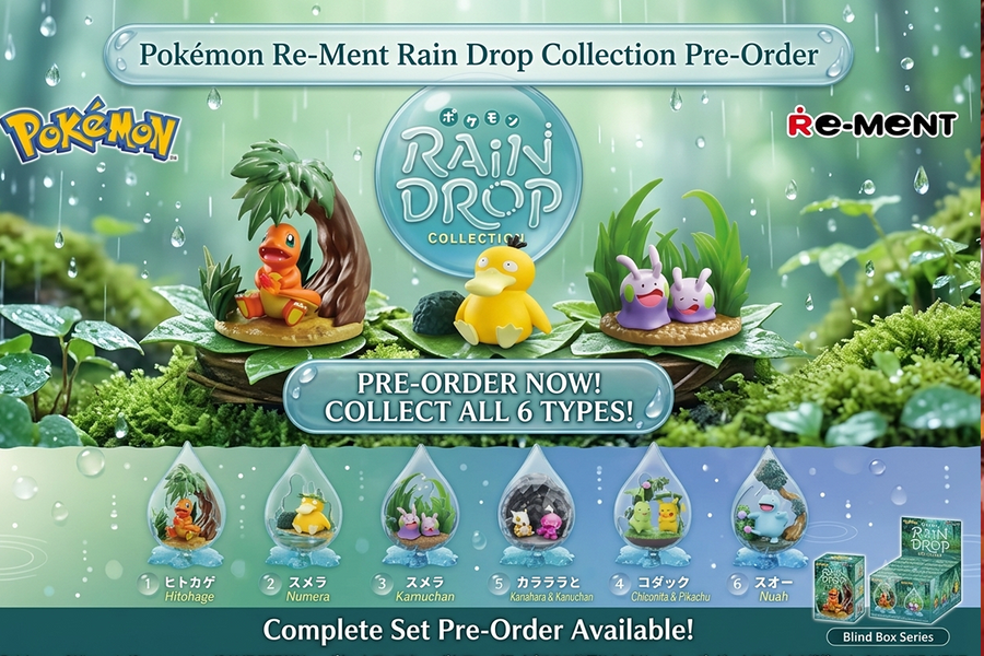 Pokemon Re-Ment Rain Drop Collection Pre-Order