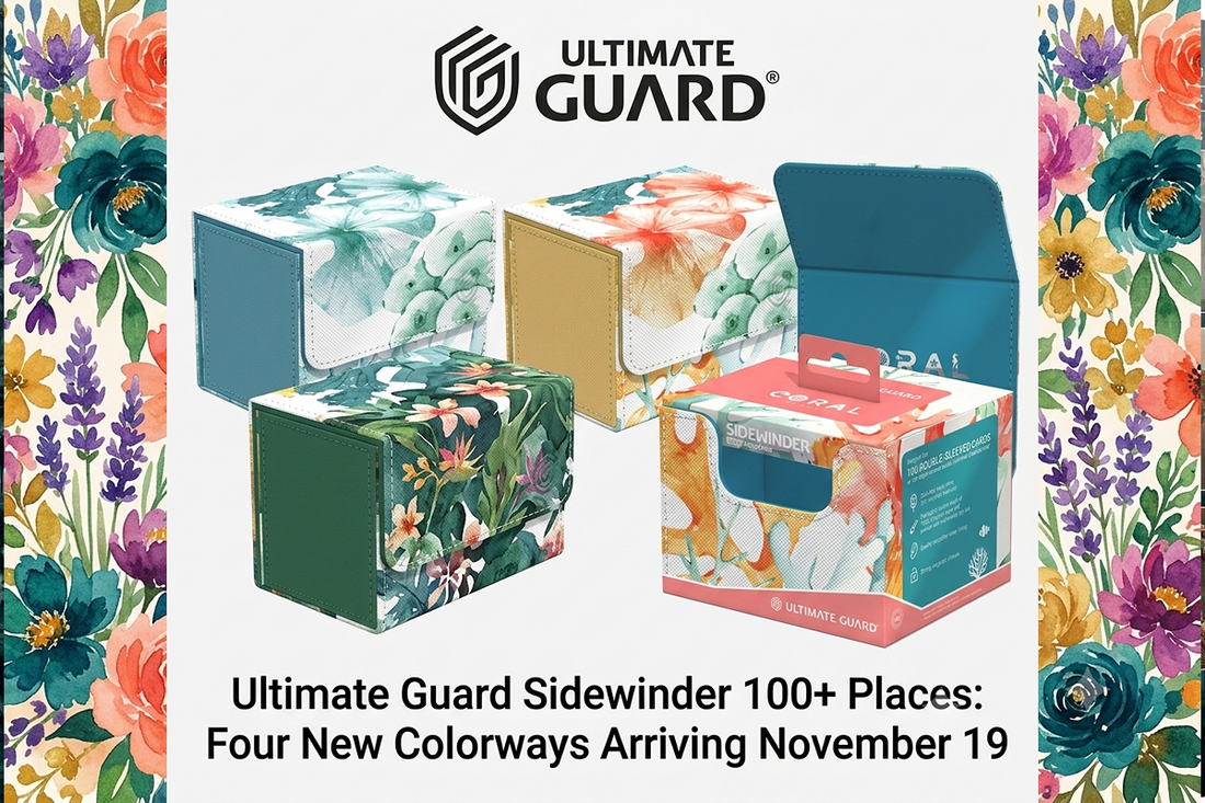 Ultimate Guard Sidewinder 100+ Places: Four New Colorways Arriving November 19
