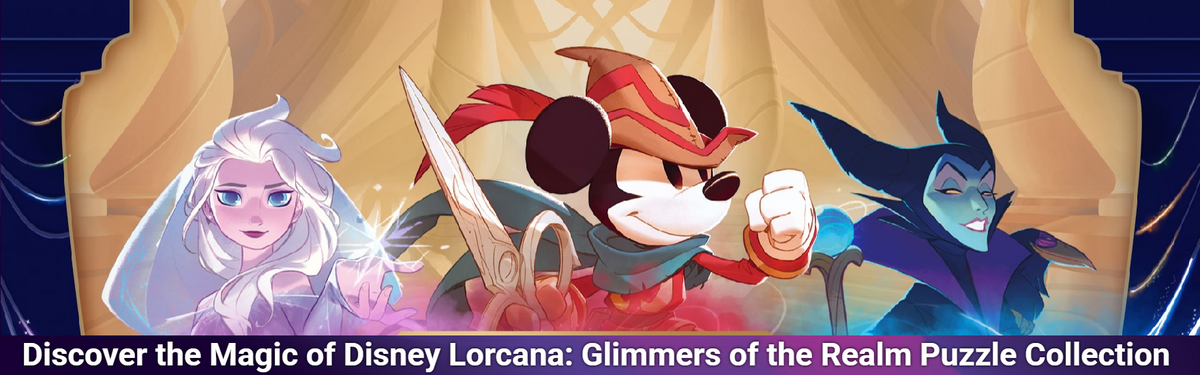 Discover the Magic of Disney Lorcana: Glimmers of the Realm Puzzle Collection