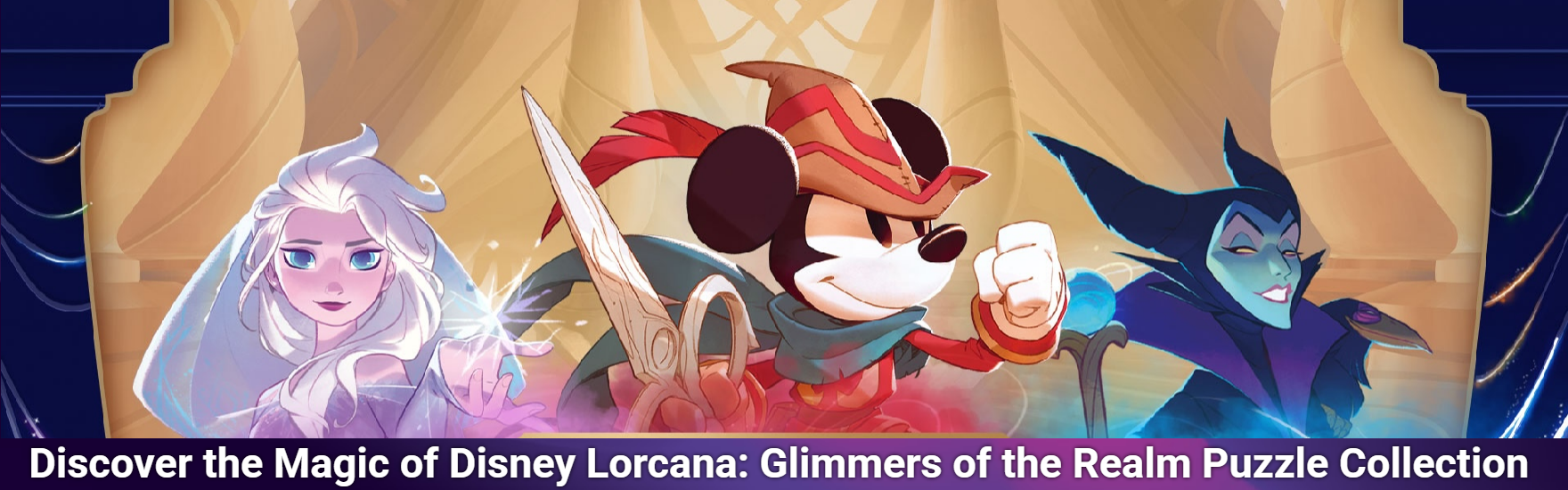 Discover the Magic of Disney Lorcana: Glimmers of the Realm Puzzle Collection