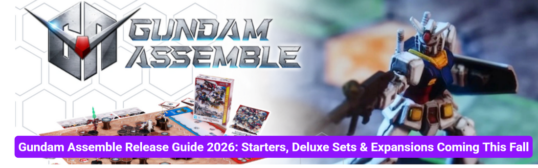 Gundam Assemble Release Guide 2026: Starters, Deluxe Sets & Expansions Coming This Fall