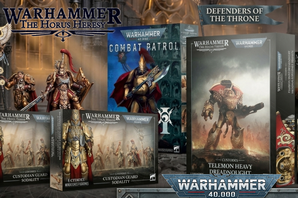 Adeptus Custodes Pre-Order: New Combat Patrol, Codex & 14 Horus Heresy Kits