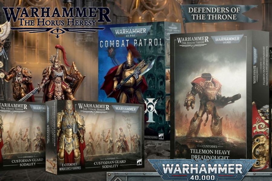 Adeptus Custodes Pre-Order: New Combat Patrol, Codex & 14 Horus Heresy Kits