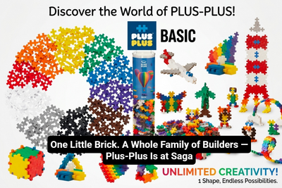 One Little Brick. A Whole Family of Builders — Plus-Plus Is at Saga
