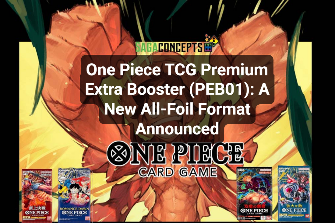 One Piece TCG Premium Extra Booster (PEB01): A New All-Foil Format Announced