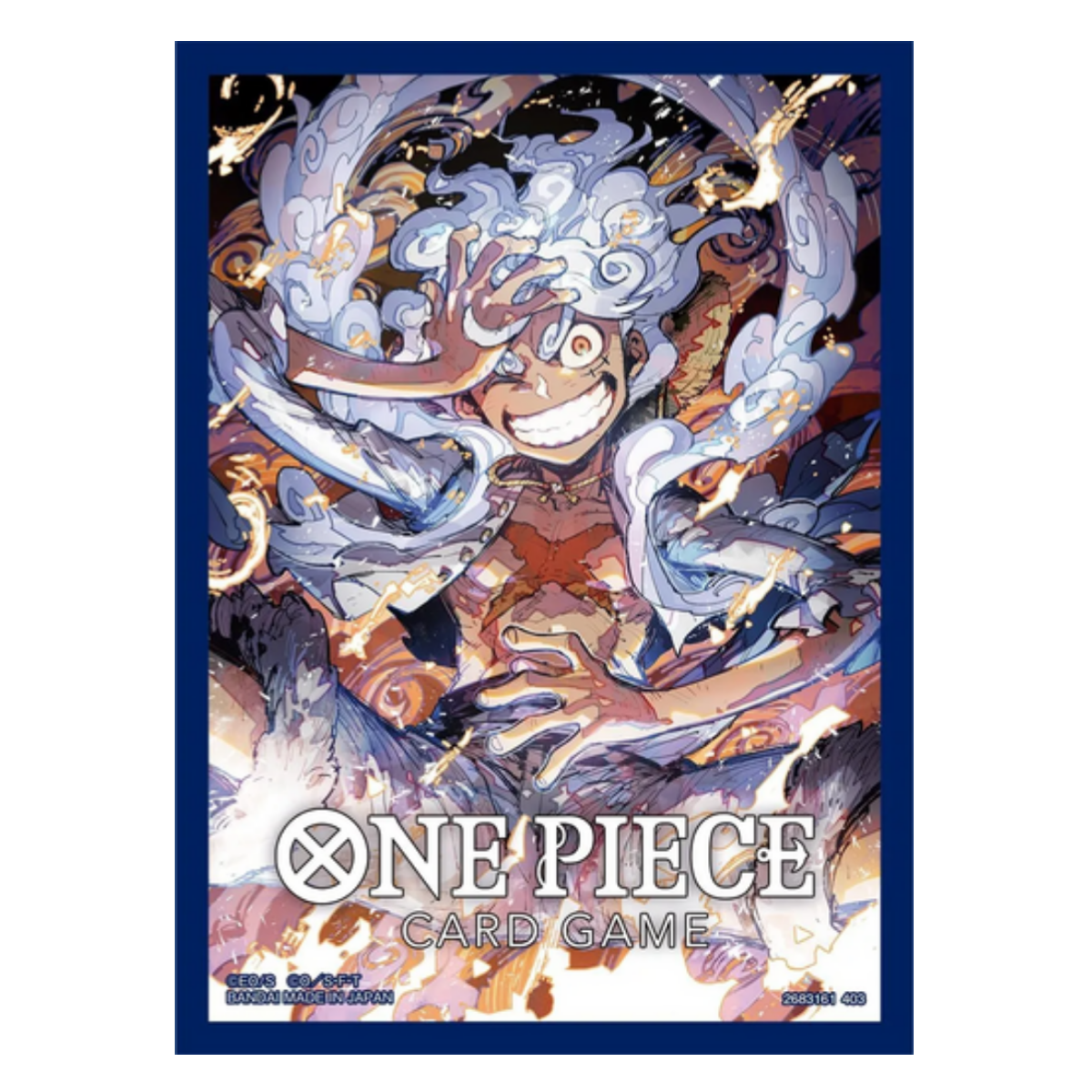 One Piece TCG Official Sleeves Set 4 Monkey D Luffy Single Pack BAN9037990-MonkeyDLuffy
