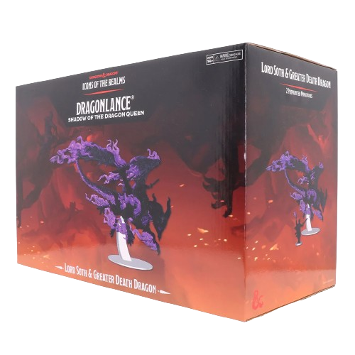 Wizkids Dungeons And Dragons Icons Of The Realms Set 25 Dragonlance Lord Soth On Greater Death Dragon WZK96224