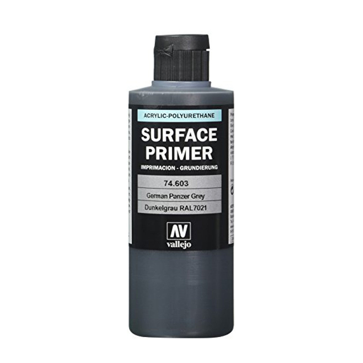 Vallejo Surface Primer German Panzer Grey 200ml VAL-74603