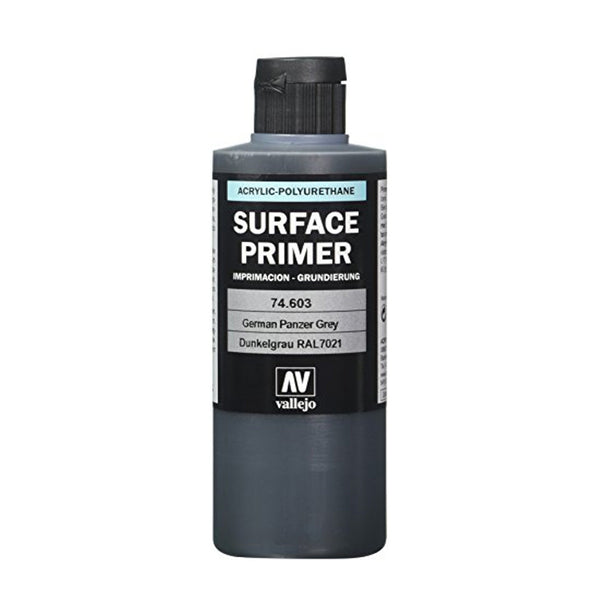 Vallejo Surface Primer German Panzer Grey 200ml VAL-74603