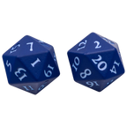 Ultra PRO Dungeons & Dragons Vivid Heavy Metal D20 Dice Set Blue 2 Ct UP Your Gaming 20 Sided Dice UPI-15936