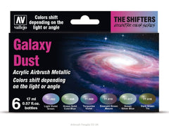 Vallejo The Shifters Galaxy Dust Color Pack of 8 Non Toxic 17ml VAL-77092