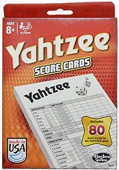 Yahtzee Score Cards Games (80-Sheet) - 1 Pack