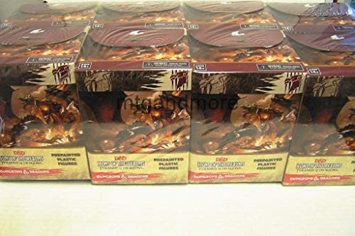 Dungeons & Dragons Wizkids Dragon Icons of the Realms Tyranny of Dragons Booster Pack Brick - 8 Packs s Figures Miniature WZK71585