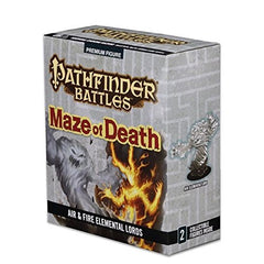 Dungeons & Dragons WizKids Pathfinder Battles Maze of Death-Fire and Air Elemental Lords, Figure Miniatures WZK73039