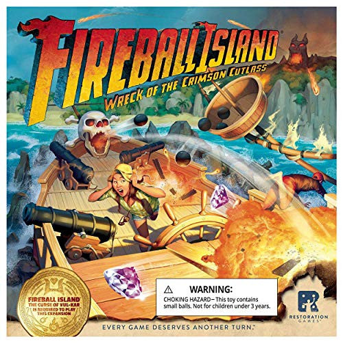 Restoration Games Fireball Island - Wreck of The Crimson Cutlass