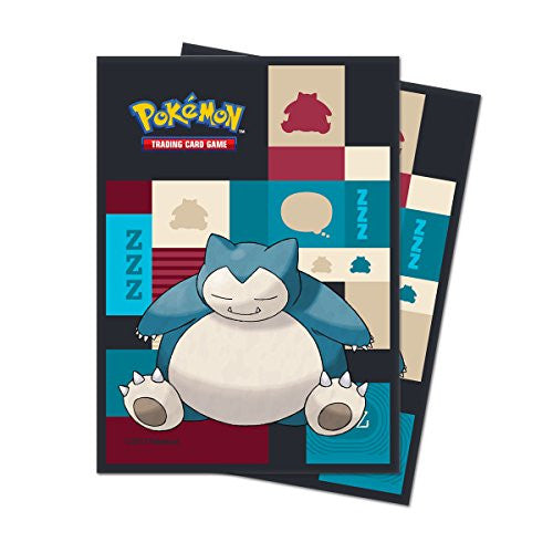 Ultra Pro 85525 Sleeves Standard Pokemon Snorlax Deck Protectors (65 Pack) - Multi-Colour