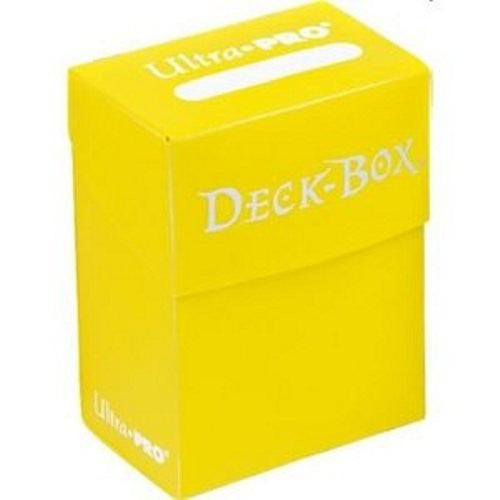 Ultra Pro Standard Deck Box for Trading Card Game and Collectible Cards - Solid Yellow