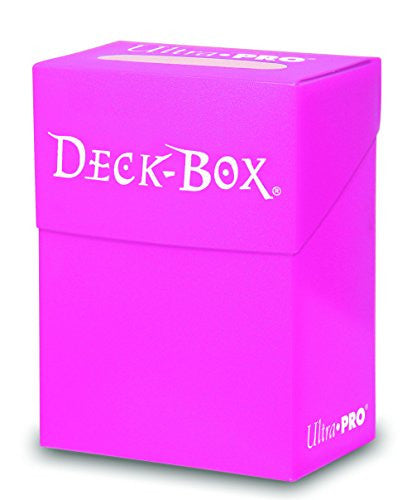Ultra Pro Standard Deck Box for Trading Card Game and Collectible Cards - Bright Pink