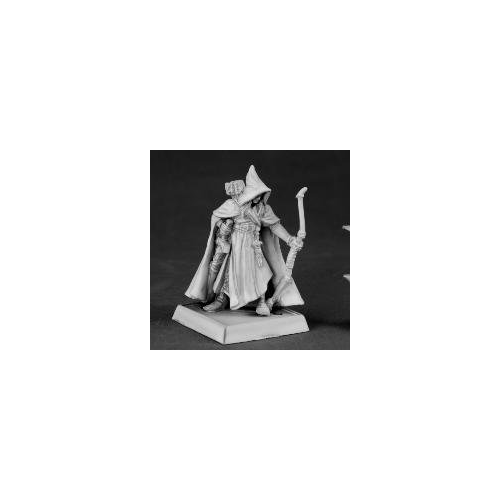 Dungeons and Dragons Reaper Elf MonsterReaper Warlord Unpainted Metal Wood Elf Sergeant Miniature D&D RPR-14553
