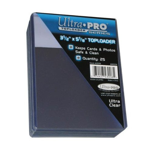 Ultar Pro Toploader - 3-1/2"" x 5-1/8"" (25 Top Loaders Per Pack)