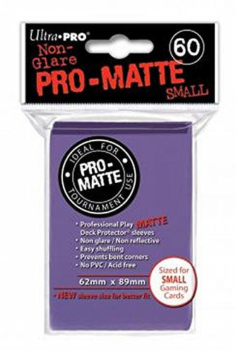 Ultra PRO Purple Small Pro-matte Card Deck Protector Sleeves for Yu-Gi-Oh & Cardfight/CFVG 60ct UPI-84269