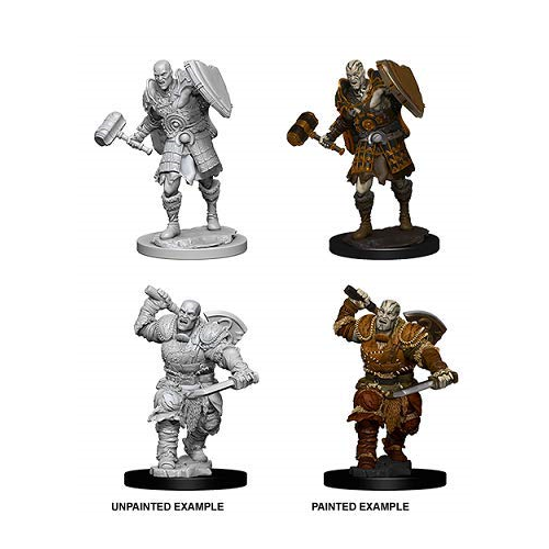 Wizkids Dungeons & Dragons Wizkids Goliath FighterWizKids Nolzurs Marvelous s Unpainted - Male Goliath Fighter 2-count Miniature WZK-73541