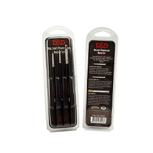 The Army Painter D&D Nolzur's Marvelous Pigments Official Paint Line Brush Set TAP 75003