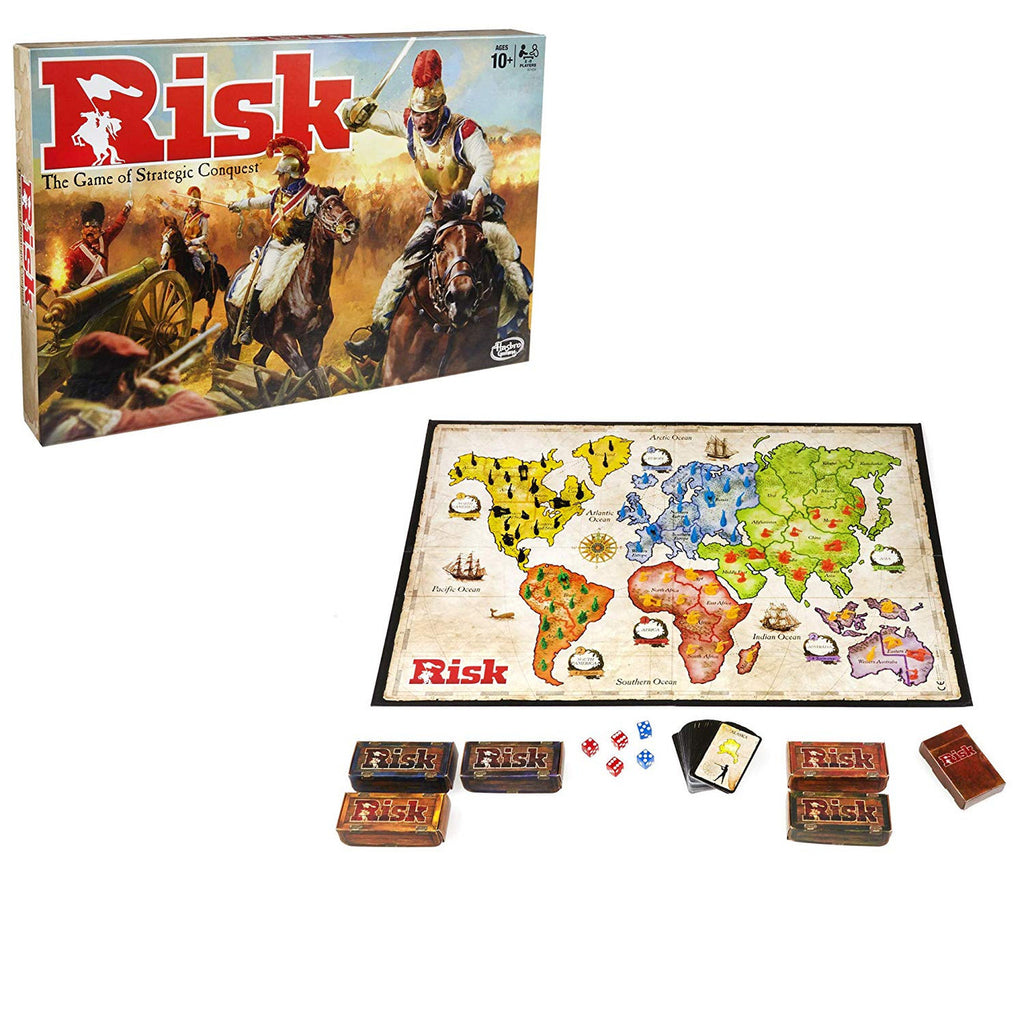 Hasbro Risk Strategy Conquest Board Game for Adults and Family for 2 to 5 Players Average Playtime 120 Minutes HSBB7404