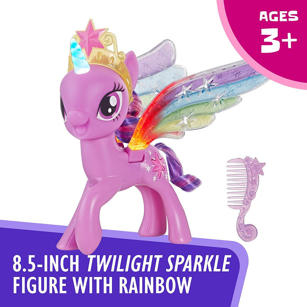 My Little Pony Rainbow Wings Twilight Sparkle - Pony Figure with Lights & Moving Wings