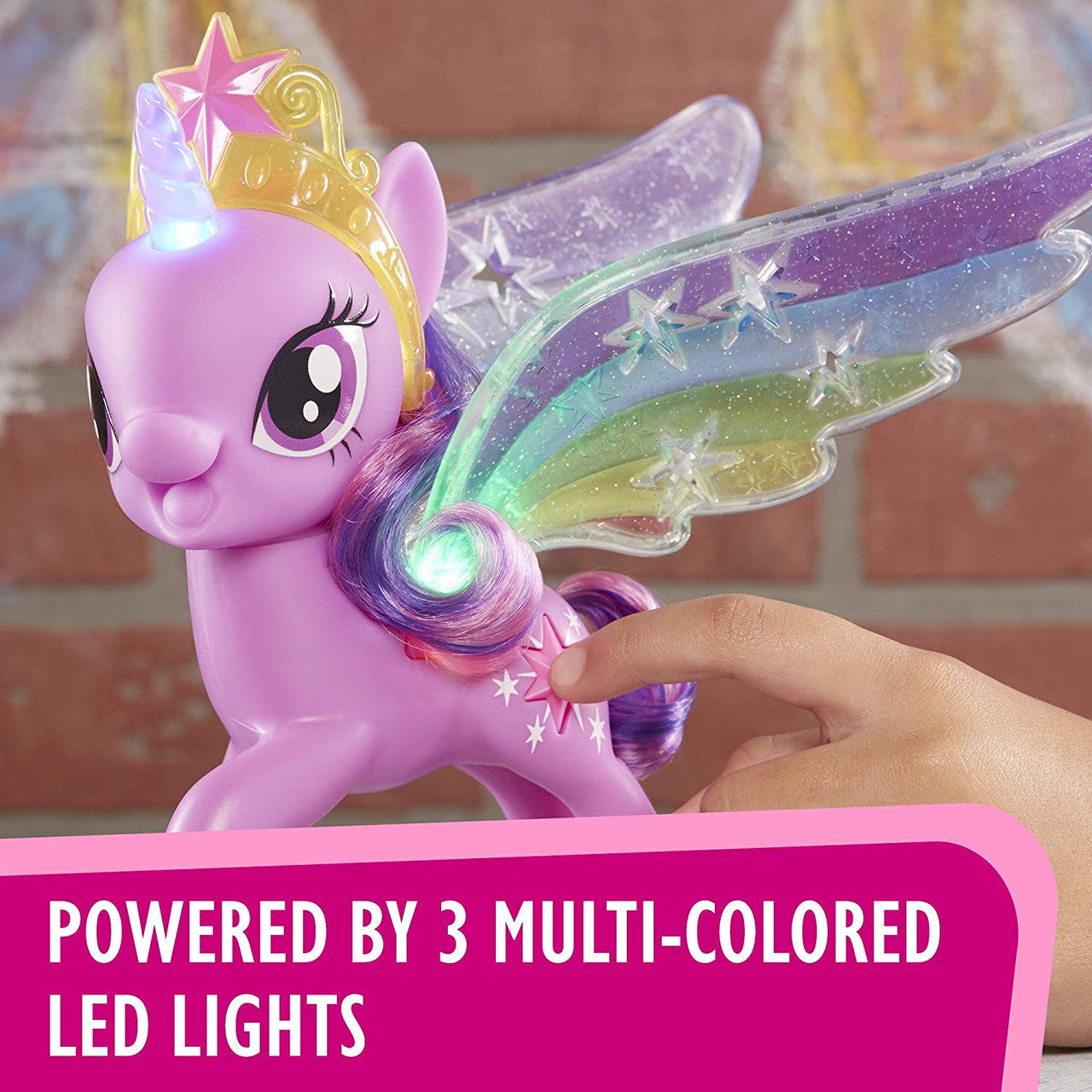 My Little Pony Rainbow Wings Twilight Sparkle - Pony Figure with Lights & Moving Wings