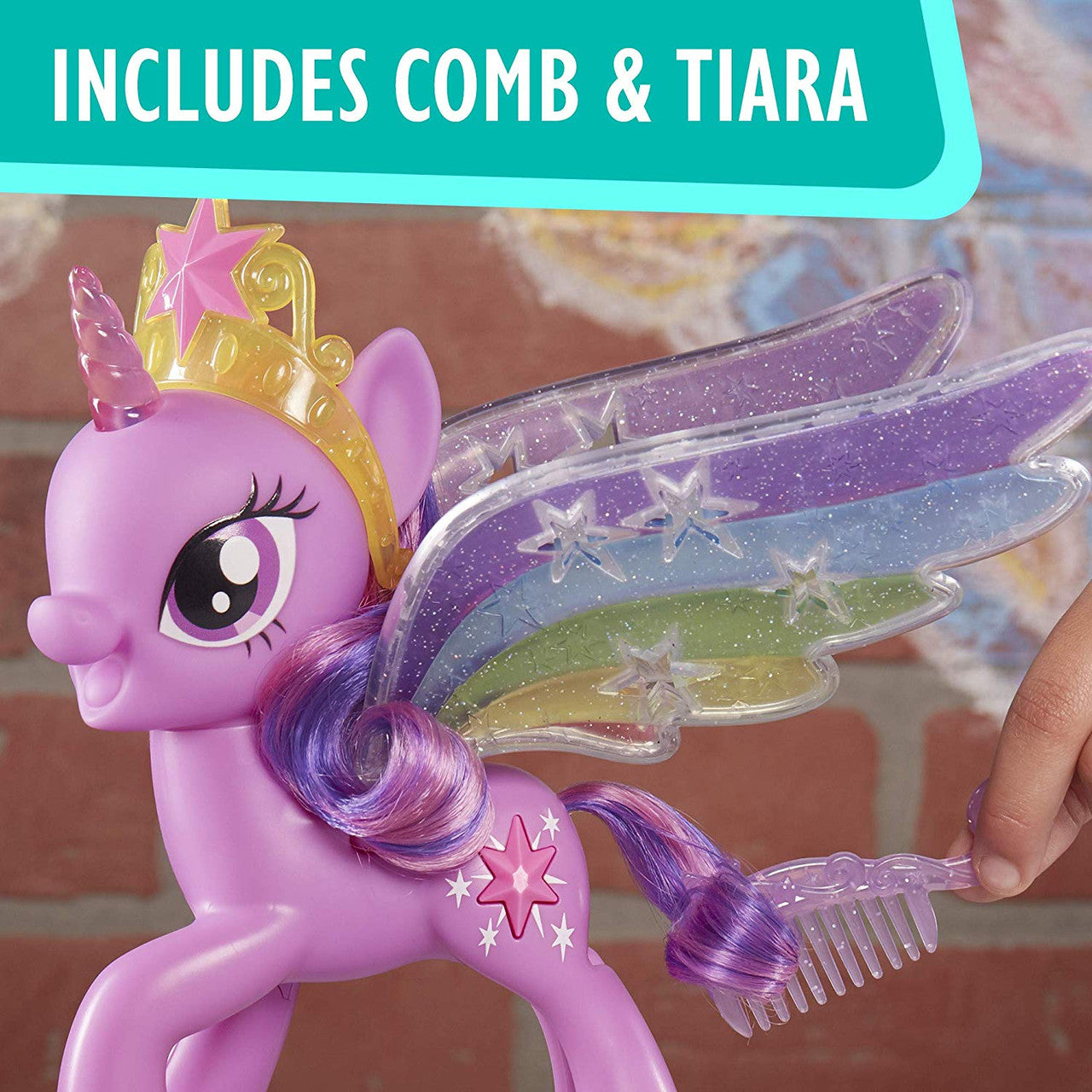 My Little Pony Rainbow Wings Twilight Sparkle - Pony Figure with Lights & Moving Wings