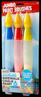 Rose Art Side Walk Chalk Jumbo Paint Brush - Single Pack