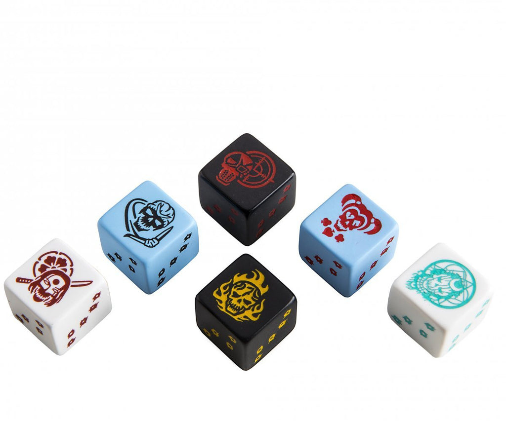 Knight Models Batman Miniature Game - Suicide Squad D6 Dice Set (Multicolor)