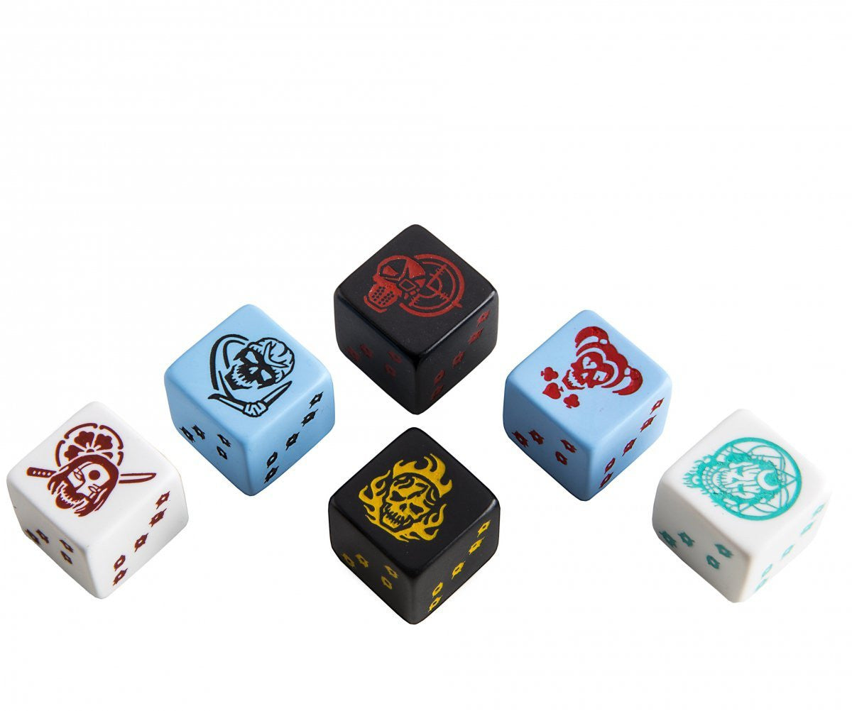 Knight Models Batman Miniature Game - Suicide Squad D6 Dice Set (Multicolor)