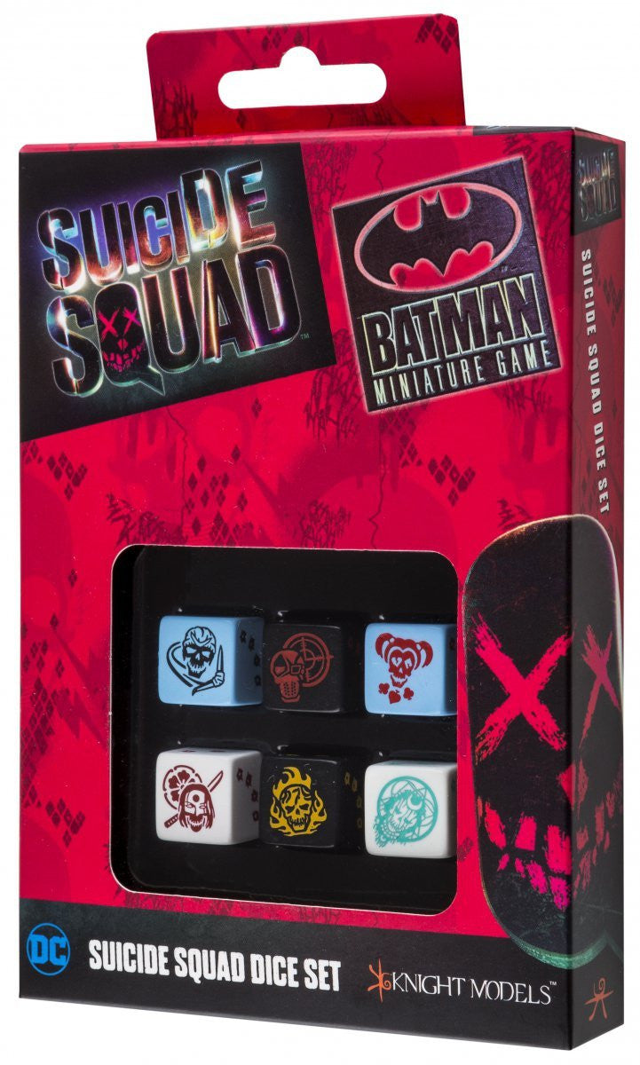 Knight Models Batman Miniature Game - Suicide Squad D6 Dice Set (Multicolor)