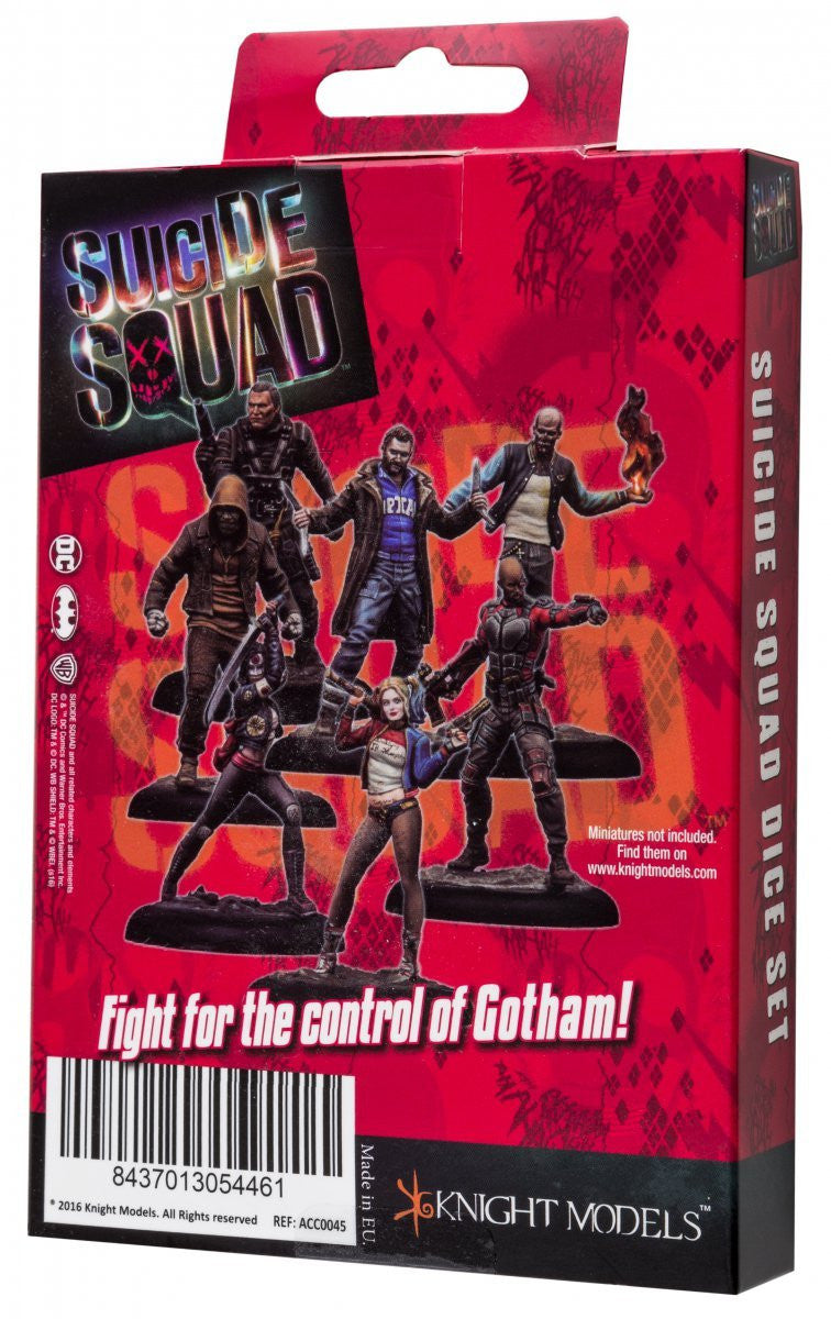 Knight Models Batman Miniature Game - Suicide Squad D6 Dice Set (Multicolor)