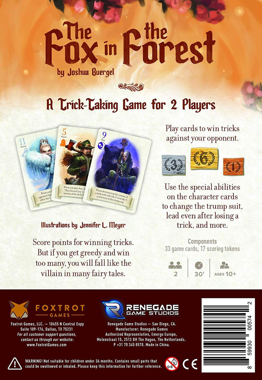 Renegade Game Studios The Fox in the Forest Card Game