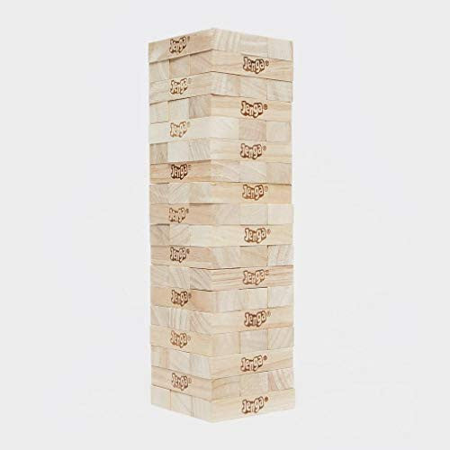 Hasbro Jenga Classic Block Stacking Game - Family Fun, Party Game, 1 or More Players, A2120E18