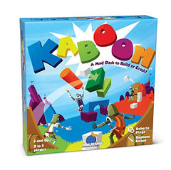 Blue Orange Kaboom Family Action Game - A Mad Dash to Build or Crash