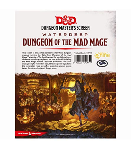 Dungeons & Dragons: Dungeon of The Mad Mage DM Screen