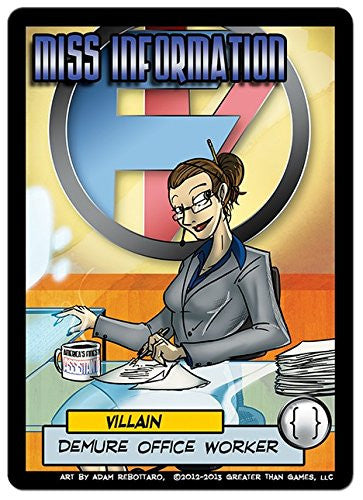 Sentinels of the Multiverse Card Game - Miss Information